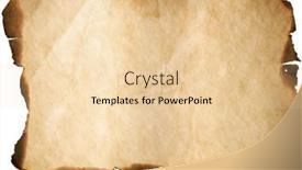  Presentation with old map - Slide set with old-paper-or-map background and a lemonade colored foreground