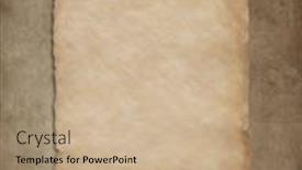  Presentation with scroll paper - Theme consisting of old-paper-scroll-hanging background and a coral colored foreground