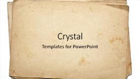  Presentation with old paper - Theme with old paper series background and a lemonade colored foreground