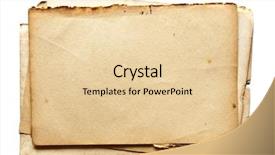  Presentation with pluma history old paper scroll - Presentation theme with old paper series background and a lemonade colored foreground