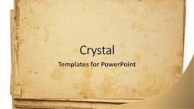  Presentation with old paper - Presentation design consisting of old paper series background and a blonde colored foreground