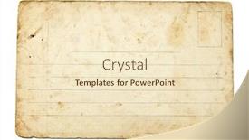  Presentation with old paper - Beautiful PPT theme featuring old paper series backdrop and a cream colored foreground