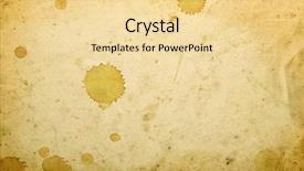  Presentation with notebook paper - Audience pleasing PPT theme consisting of old paper series backdrop and a blonde colored foreground