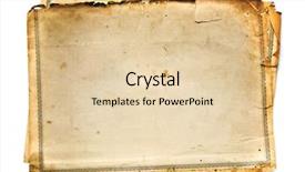  Presentation with old paper - Audience pleasing theme consisting of old paper series backdrop and a lemonade colored foreground