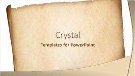  Presentation with wax - Beautiful presentation theme featuring old-paper-set-with-wax backdrop and a lemonade colored foreground