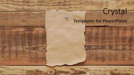  Presentation with old west wanted - Presentation theme featuring old paper tacked background and a coral colored foreground