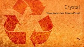  Presentation with old paper - Beautiful presentation theme featuring old-paper-texture-close-up backdrop and a gold colored foreground