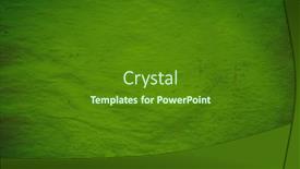  Presentation with green paper texture - Presentation design consisting of old-paper-texture-green-background background and a tawny brown colored foreground