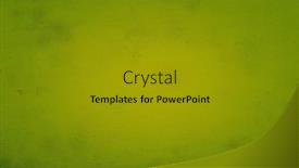  Presentation with green paper texture - PPT theme consisting of old-paper-texture-green-background background and a gold colored foreground