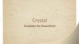  Presentation with old paper - PPT theme with old-paper-texture-grungy-background background and a lemonade colored foreground