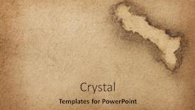  Presentation with burn - Presentation theme consisting of old-paper-texture-with-burn background and a coral colored foreground