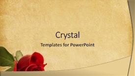  Presentation with old brown paper texture - Presentation design enhanced with texture with dark red rose background and a lemonade colored foreground