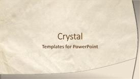  Presentation with old brown paper texture - PPT theme with old paper texture background and a lemonade colored foreground