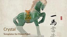  Presentation with old paper - Cool new presentation design with plays with australian shepherd dog backdrop and a dark gray colored foreground