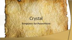  Presentation with burning paper - Colorful slide set enhanced with old paper with burned edges backdrop and a yellow colored foreground