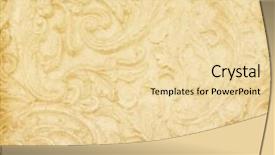  Presentation with old paper - PPT layouts having old paper with floral ornament background and a blonde colored foreground