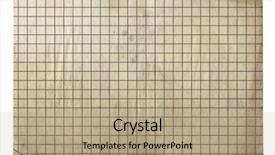  Presentation with notebook paper - Amazing theme having old paper with grid isolated backdrop and a coral colored foreground