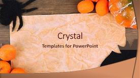  Presentation with old paper - Amazing slide deck having field forget me nots flower backdrop and a  colored foreground.