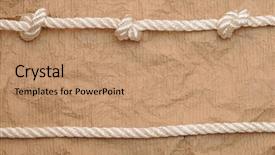  Presentation with old paper rope border - Audience pleasing slides consisting of old paper with rope border backdrop and a coral colored foreground