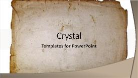  Presentation with notebook paper - Theme with old paper background and a soft green colored foreground