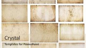  Presentation with clipping - Audience pleasing slide set consisting of old papers set isolated backdrop and a lemonade colored foreground