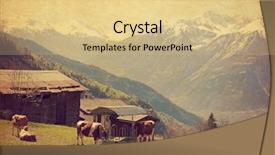  Presentation with alps - Theme enhanced with  background and a  colored foreground