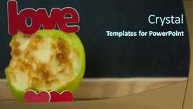  Presentation with paul - Audience pleasing PPT theme consisting of old-paul-a-bitten-green backdrop and a wine colored foreground