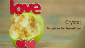  Presentation with paul - Presentation theme with old-paul-a-bitten-green background and a coral colored foreground