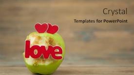  Presentation with paul - Presentation featuring old-paul-a-bitten-green background and a coral colored foreground