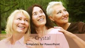  Presentation with old clothes - Presentation with old-people-friendship-and-emotions background and a coral colored foreground