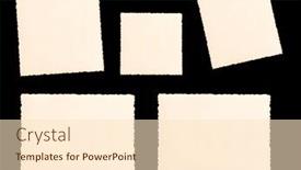  Presentation with old album - Theme with old photo album with blank photos background and a lemonade colored foreground