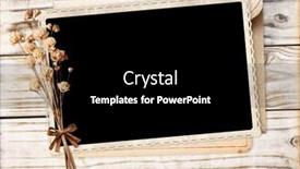  Presentation with old photo - Presentation with old-photo-dry-leaf background and a black colored foreground