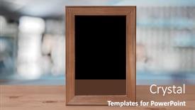  Presentation with old photo - Colorful slide deck enhanced with old-photo-frame backdrop and a tawny brown colored foreground