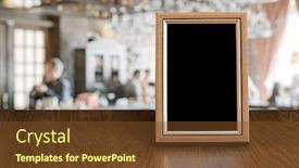  Presentation with old photo - Slide deck enhanced with old-photo-frame background and a tawny brown colored foreground