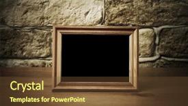  Presentation with old photo - Slide deck enhanced with old photo frame background and a tawny brown colored foreground