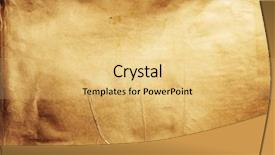  Presentation with old brown paper texture - Slide set consisting of old photograph - closeup of brown grunge paper background and a yellow colored foreground