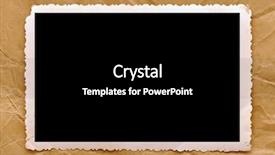  Presentation with photograph - Slides consisting of old photograph - vintage photo with a decorative background and a black colored foreground