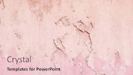  Presentation with plaster - PPT layouts featuring old-pink-concrete-background-grungy background and a lemonade colored foreground