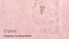  Presentation with plaster - PPT theme enhanced with old-pink-concrete-background-grungy background and a lemonade colored foreground