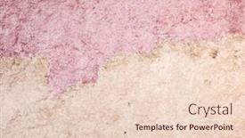  Presentation with plaster - Presentation theme enhanced with old-pink-concrete-background-grungy background and a lemonade colored foreground