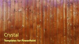  Presentation with rustic old wood texture - PPT theme having old-plank-wood-texture-background background and a tawny brown colored foreground