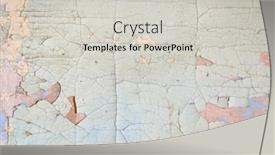  Presentation with wall paint - Presentation theme having old-plaster-wall-background background and a light gray colored foreground