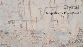  Presentation with wall paint - Theme having old-plaster-wall-background background and a light gray colored foreground