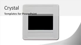  Presentation with old film - Theme with celluloid - old plastic slide film mount background and a light gray colored foreground