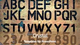  Presentation with plastic manufacturers - Amazing slide set having old plastic stencil backdrop and a coral colored foreground