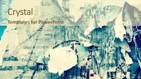  Presentation with posters - Beautiful slide deck featuring old posters grunge textures and backgrounds backdrop and a cream colored foreground