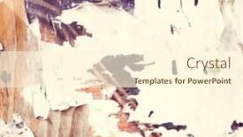  Presentation with posters - PPT layouts enhanced with old posters grunge textures and backgrounds background and a cream colored foreground