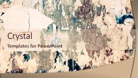  Presentation with posters - PPT layouts with old posters grunge textures and backgrounds background and a lemonade colored foreground