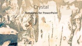  Presentation with posters - Cool new PPT theme with old-posters-grunge-textures backdrop and a lemonade colored foreground