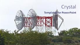  Presentation with woods - Slides featuring old-radar-structure background and a sky blue colored foreground